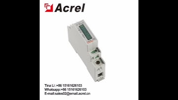 Din rail single phase energy meters
