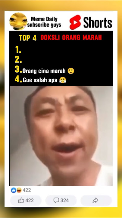 Top 4 doksli orang marah 😡#memes #shorts