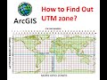 How to find out utm zone in arcmap