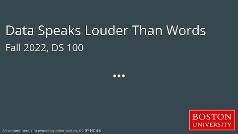 DS100 Lecture: Introduction