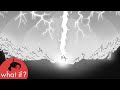 What if all the lightning on earth struck the same place at once