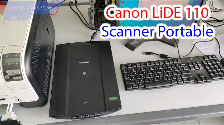 Scanner Portable Cannon LiDE 110 - Konfigurasi dan Instalasi Mudah