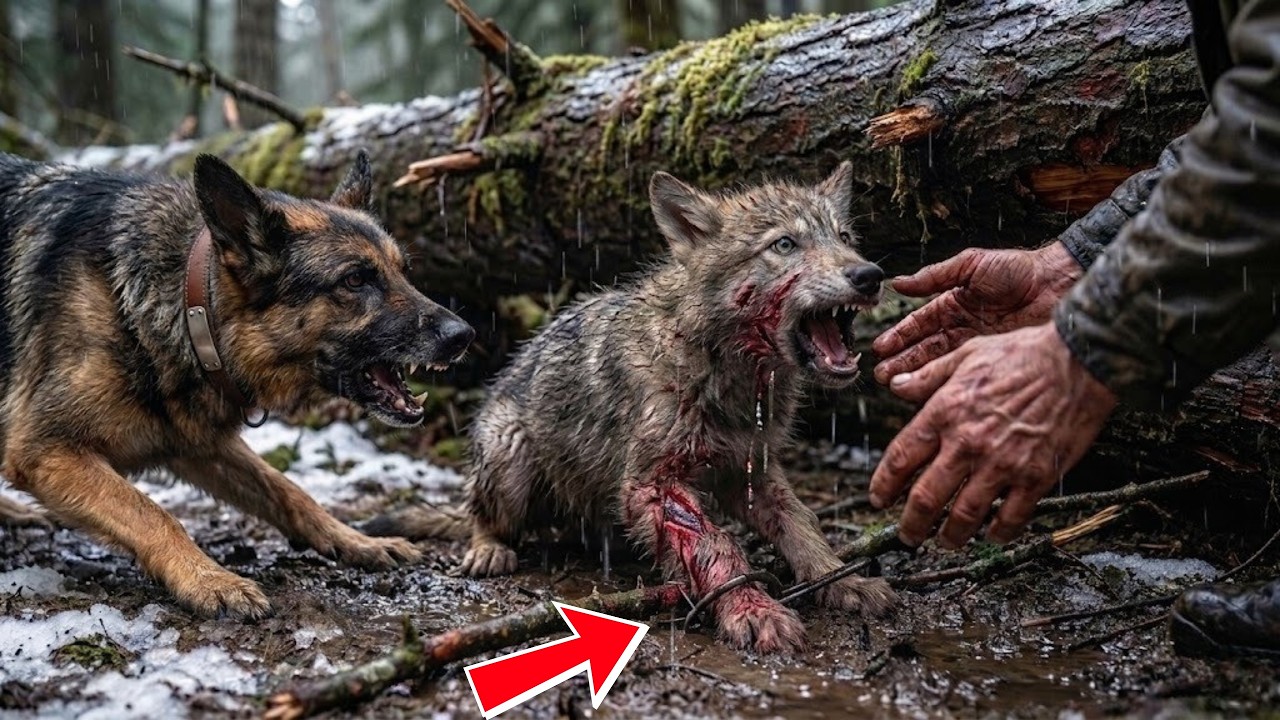 Старик и овчарка спасли волчонка. Как хищник отплатил за добро