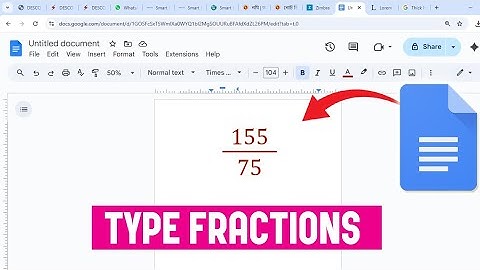 Breuken schrijven in Google Docs