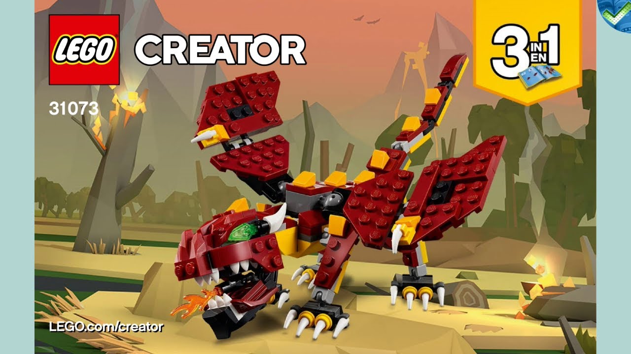 31073 A Mythical Creatures LEGO® Creator Manual at the Brickmanuals Instruction Archive