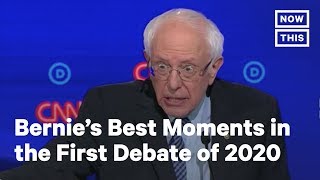 Bernie was on the Defensive in the First Debate of 2020 | NowThis