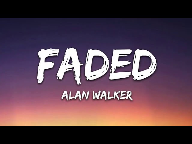 Alan Walker - Faded (1 Hour Music Lyrics) class=