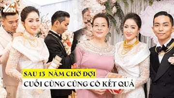 Sau 13 năm chờ đợi Khánh Thi cũng đã có danh phận với Phan Hiển: Được bà ngoại trực tiếp tặng vàng