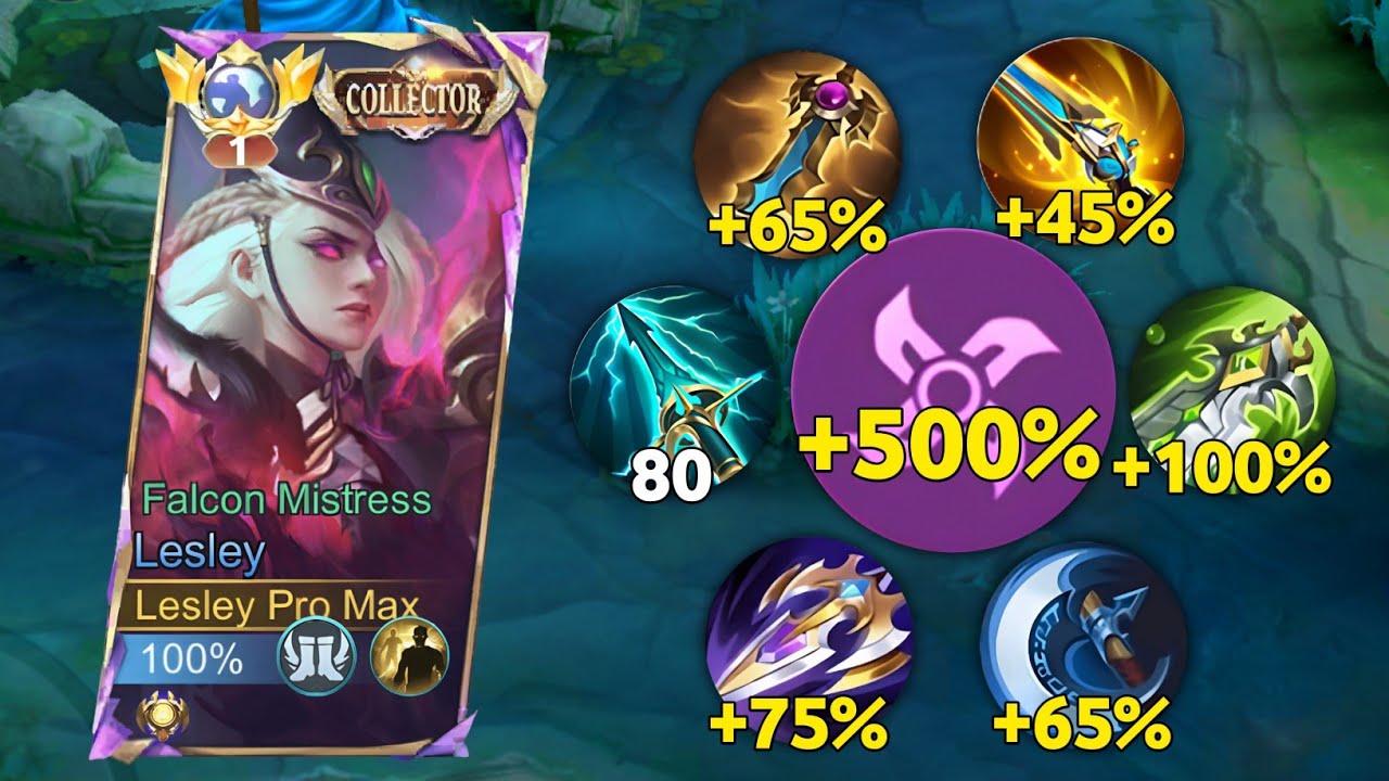 НОВАЯ МЕТА! ЛЕСЛИ 500% ЛУЧШИЙ СБОРКА И ЭМБЛЕМА ПО УРОНУ!! (ЛУЧШАЯ СБОРКА ЛЕСЛИ 2025) - ОБЯЗАТЕЛЬН...