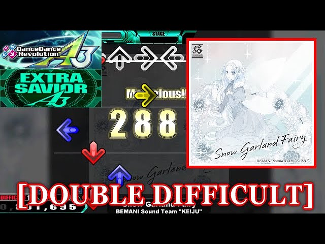 DDR A3】 Snow Garland Fairy [DOUBLE DIFFICULT] 譜面確認+Clap - YouTube