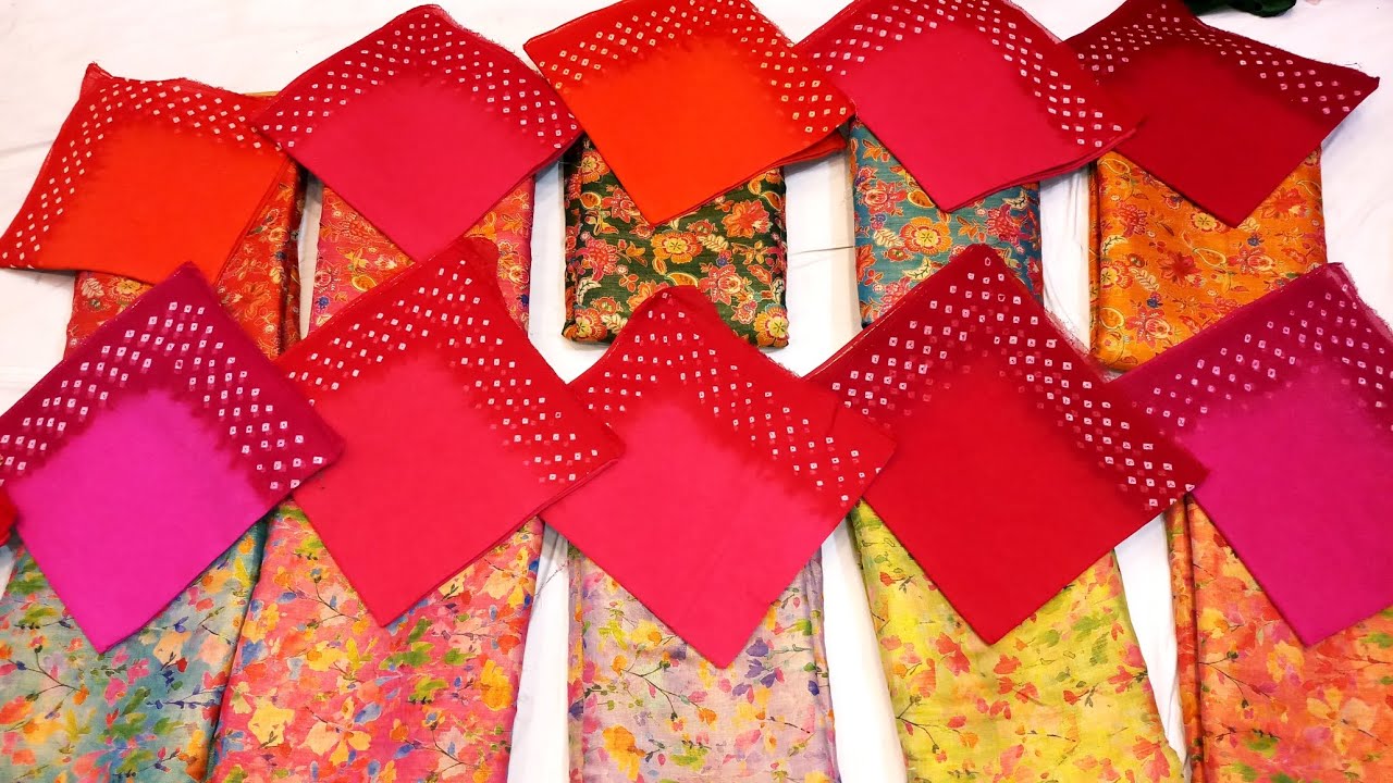 💥Orignal Tissue Suit Hand Bandaj Cotton Odhani Book Fast🛍 