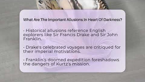 What Are The Important Allusions In Heart Of Darkness? - The Prose Path