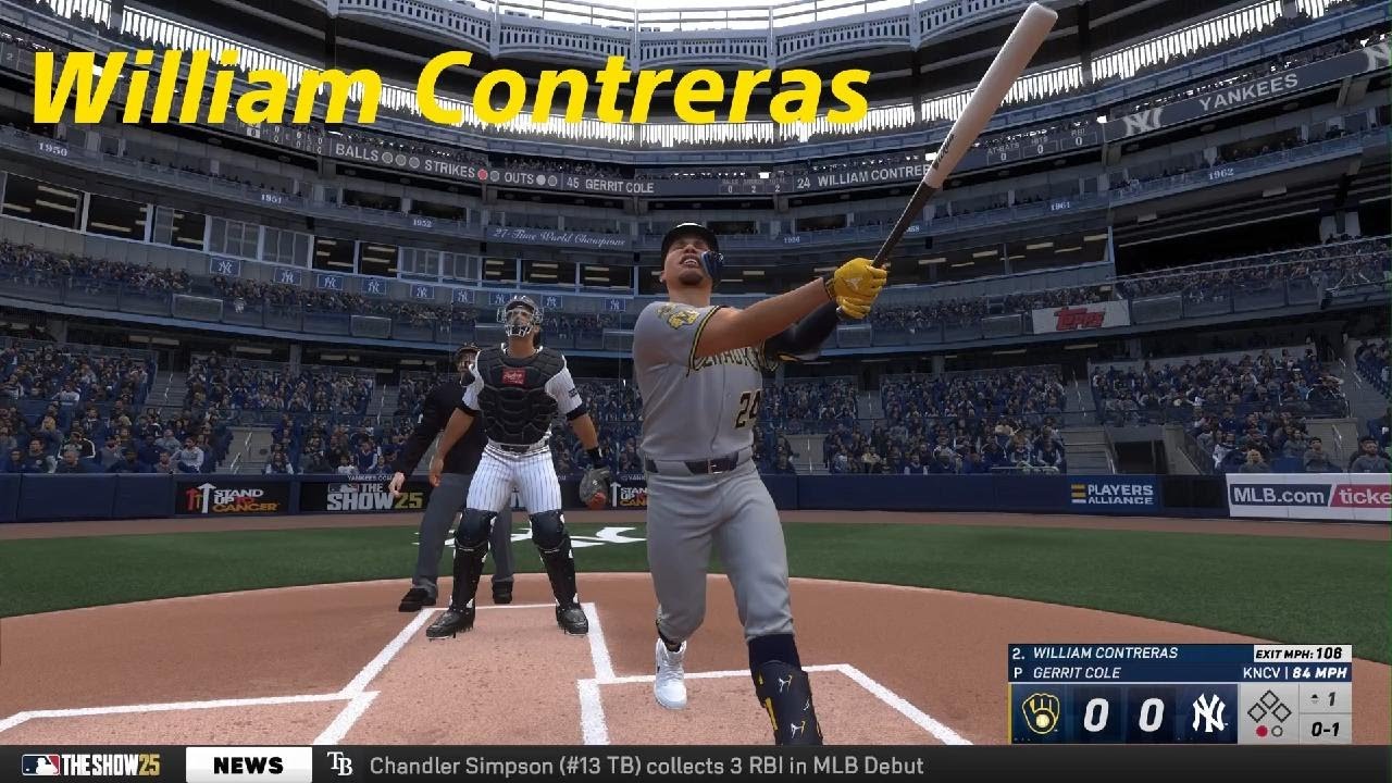 ウィリアム・コントレラス William Contreras MLB The Show 25 - YouTube