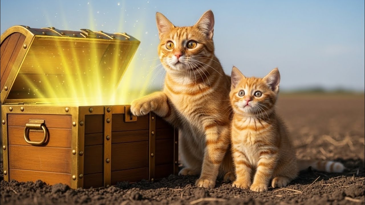 Mama Cat Trims Fur on the Farm and Makes Tiger Hat For Kittens At Home🐾🎩🐯