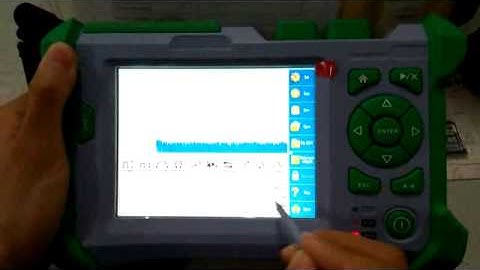TR600 OTDR demo video
