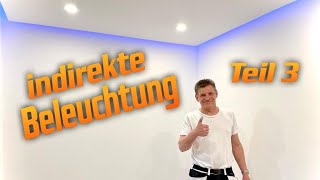 LED-Stripe in Gipskartondecke richtig einbauen!