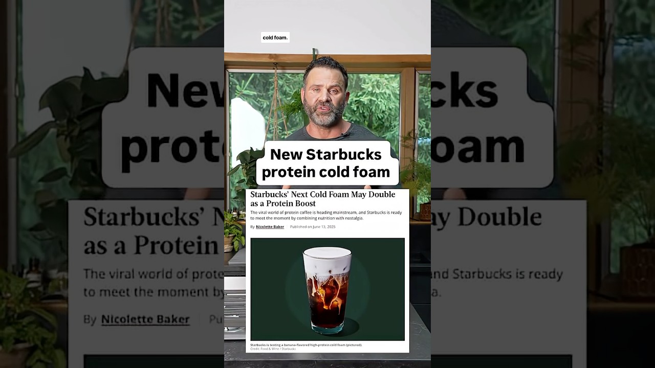 New Starbucks protein cold foam