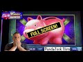 It happened! Full screen huge win on Piggy Bankin! 🐷