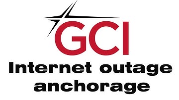 GCI internet outage anchorage, Why is internet not working