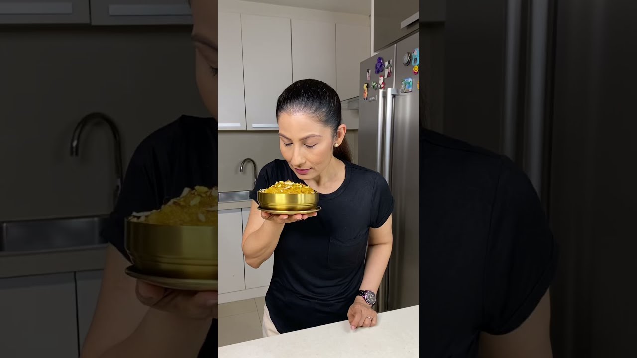 Moong Dal Halwa - ख़ुशबू आ रही है ना ? 😁 Coming Soon। #Shorts #short #shortsvideo | Chef Meghna