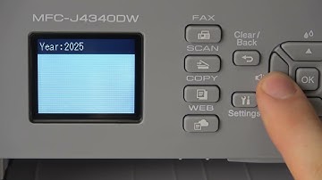 How to Change Date & Time on BROTHER MFC-J4335DW