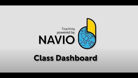 The Class Dashboard on the Navio Teacher App