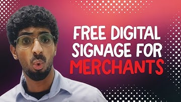 How to display canva designs for merchant services using free digital signage