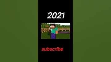 herobrine evolution Minecraft#shorts