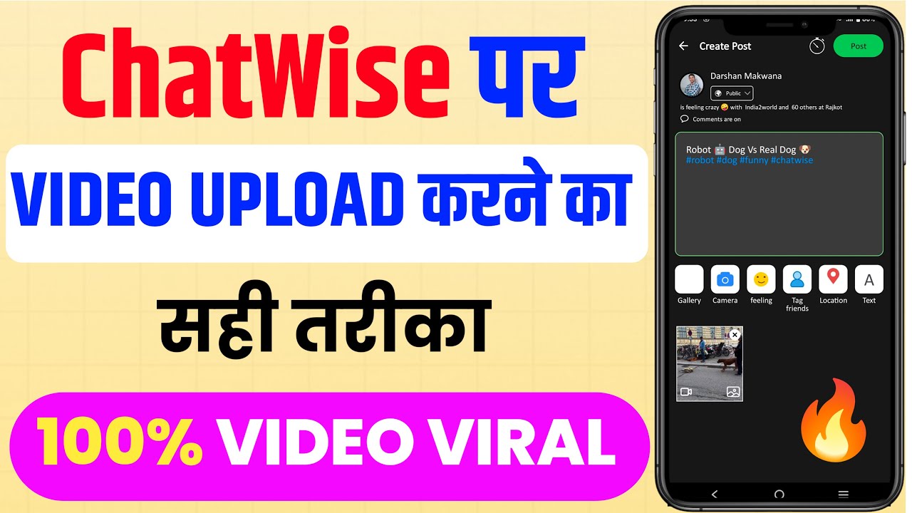 Chatwise Video Upload Karne Ka Sahi Tarika | How To Upload Video On Chatwise