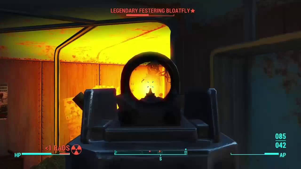 Fallout 4 Legendary Festering Bloatfly & Chameleon Synth Left Arm