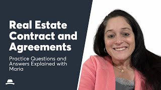 Contract and Agreement Real Estate Exam Practice Questions with Answers Explained | PrepAgent