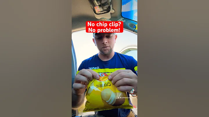Easy solution to closing a bag of chips without a clip #lifehacks #easypeasy #chips #authentic