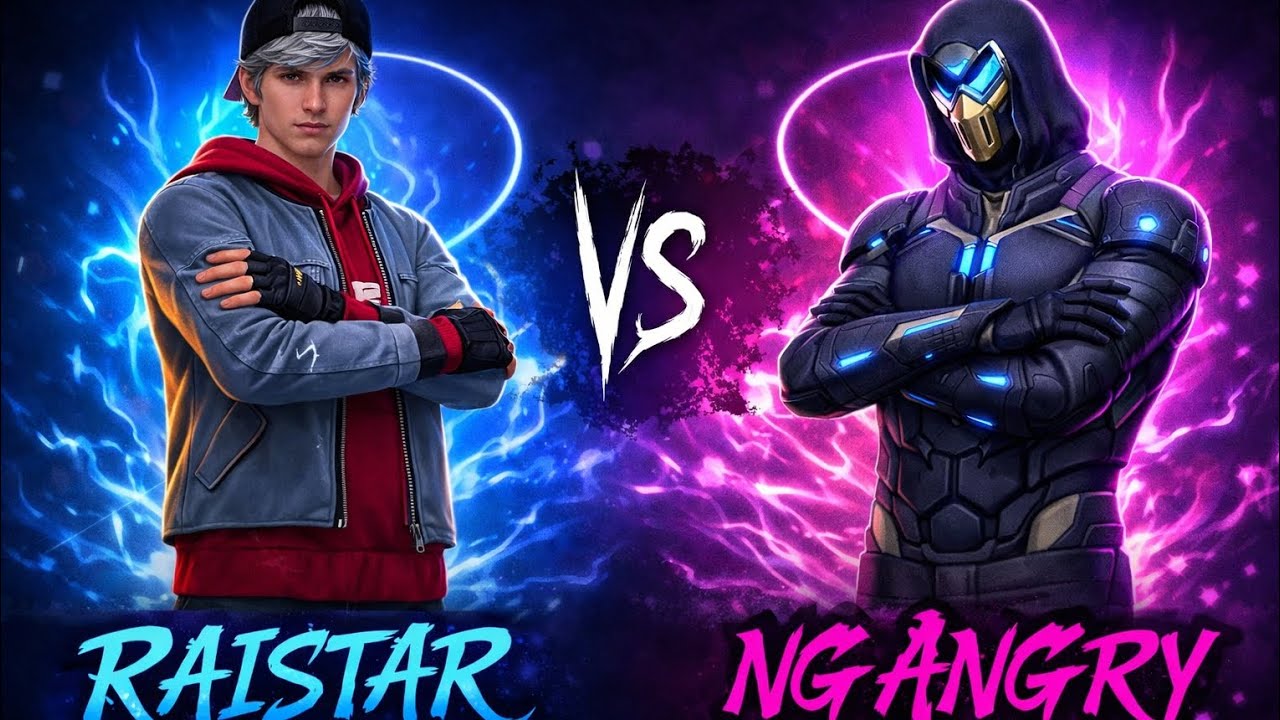 Legendary 1v1 🔥 Raistar VS NG Angry | Free Fire Custom #viral - YouTube