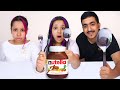 تحدي ملعقة الكبيرة ضد المتوسطة ضد الصغيرة !!! Big VS Small Spoon Food Challenge