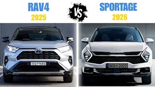 2026 Kia Sportage Hybrid vs 2025 Toyota Rav4 Hybrid | BEST Midsize SUVs Compared!