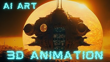 Docking with HUGE Spaceships | 3D ANIMATION | AI Art