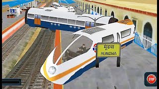 Indian Bullet Train Simulator - Level 10 New Train (Bikaner to Kota) Fail Because Derailment Bug screenshot 5