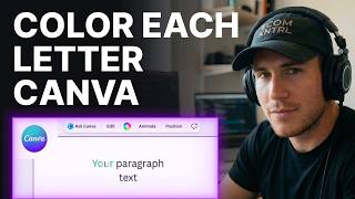 How to Make Each Letter a Different Color in Canva (2026) | Step-by-Step