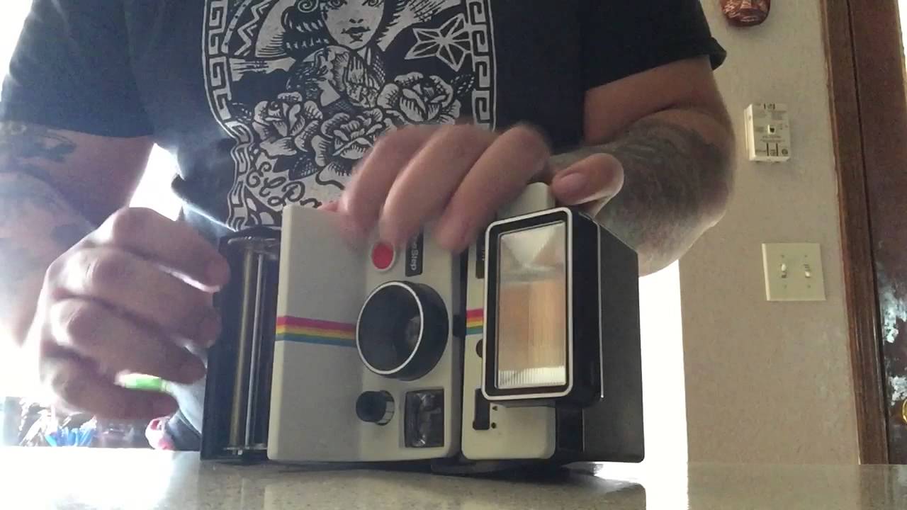 Polaroid one step sx70 and q light test YouTube