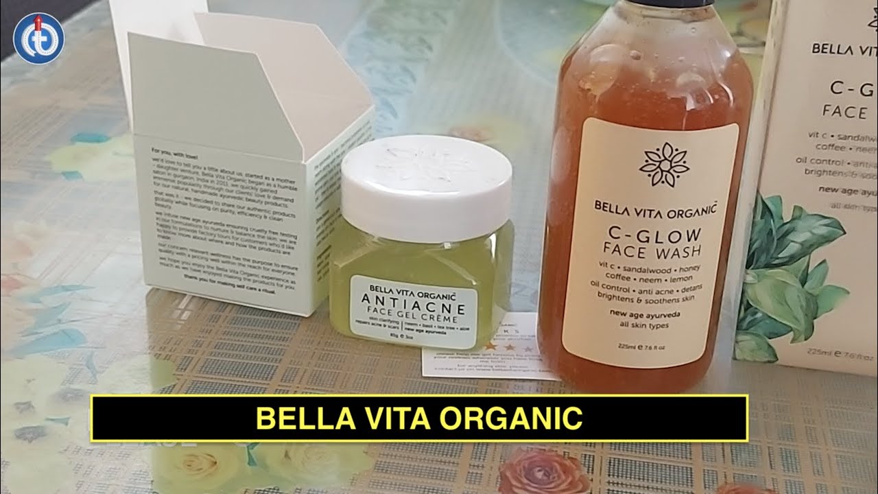 BellaVita Organic Face Wash and Face Cream With Honey YouTube