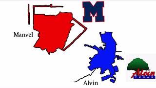 Alvin, TX VS Manvel, TX mapping