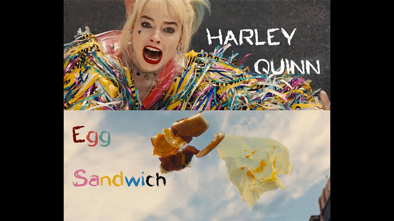 Egg Sandwich Harley Quinn Birds of Prey Recipe Subtitles YouTube