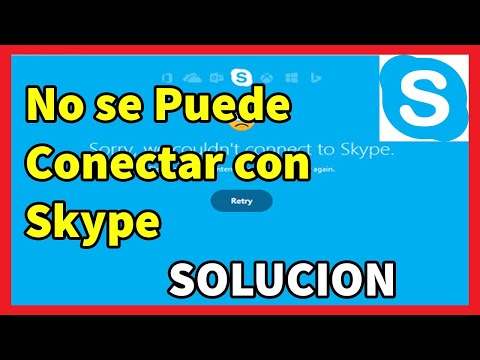 Video: Solución: Lo Siento, No Pudimos Conectarnos A Skype