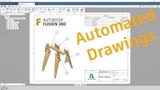 How To Make Automated Drawings — Fusion 360 Tutorial — #LarsLive 171