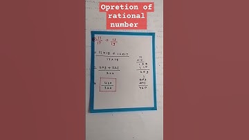 OPERATION OF RATIONAL NUMBERS class 7 math Maharashtra board #class7maths practice set 22 #viral