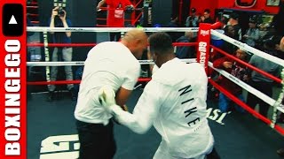 JERMELL CHARLO STRONG AS AN OX ON MITTS, DISPLAYS PUNCHING POWER READY 4 CHARLES HATLEY