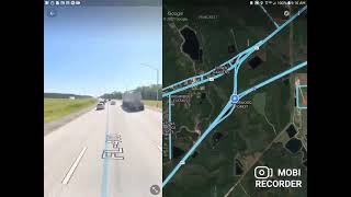 Daytona Beach FL to Orlando FL 50 Miles I-4 West