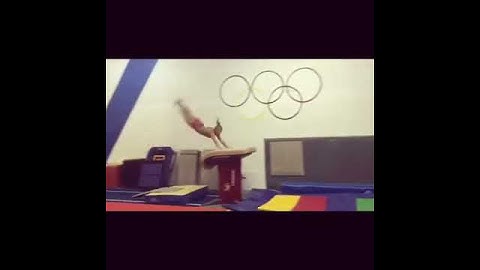 Front handspring front tuck 1/2 vault