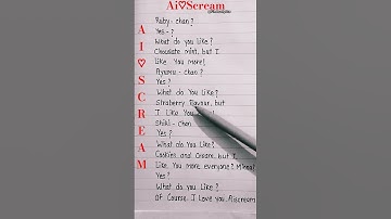 Thumbnail of Ai♡Scream (English Translation) (Lyrics) #lyrics #music #aiscream #ruby #yourlovely #shiki #shorts