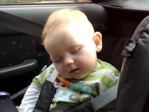 Cute Baby Leo Fighting Sleep (Original)